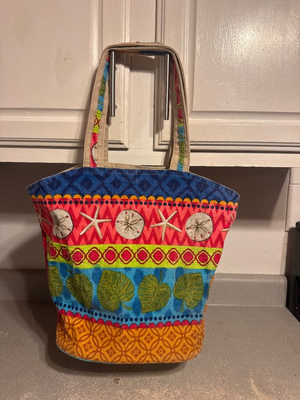 Paul Brent sand dollar tote bag deep city Bahamas’s